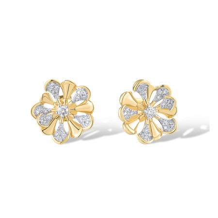 14KYW Earrings Diamond (E313543DIA14KYW)