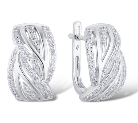 14KW Earrings Diamond (E313791DIA14KW)