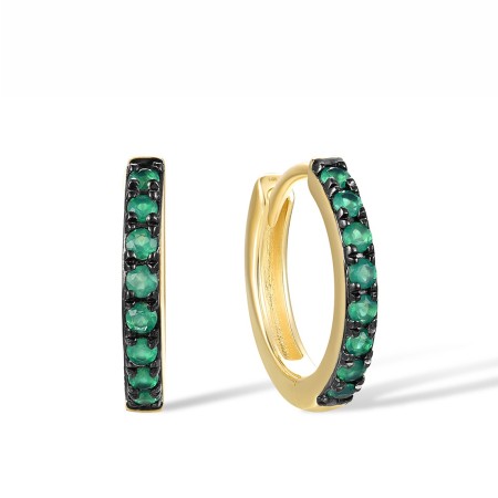14KYB Earrings Emerald (E313897EMR14KYB)