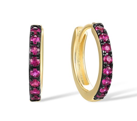 14KYB Earrings Ruby (E313897RUY14KYB)