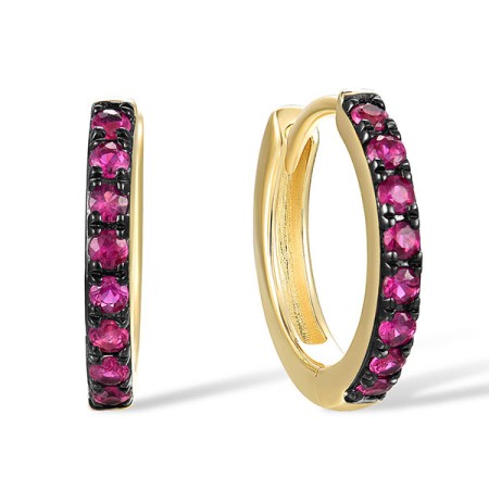 14KYB Earrings Ruby (E313897RUY14KYB)