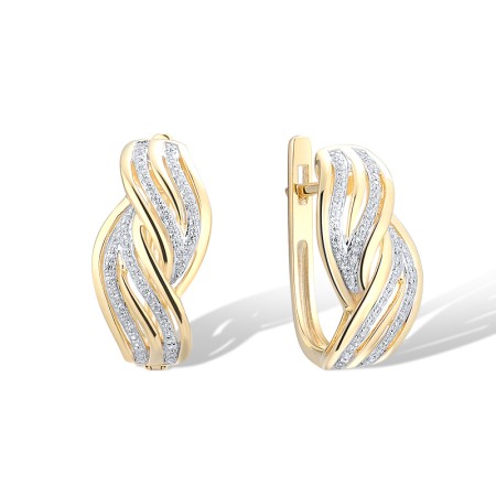14KYW Earrings Diamond (E314251DIA14KYW)