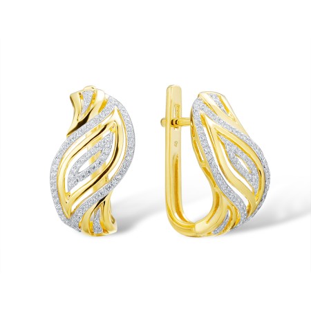 14KYW Earrings Diamond (E314441DIA14KYW)