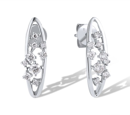 14KW Earrings Diamond (E314552DIA14KW)