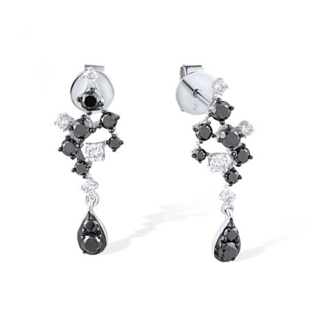 14KWB Earrings Diamond,Black Diamond (E314556WBD14KWB)