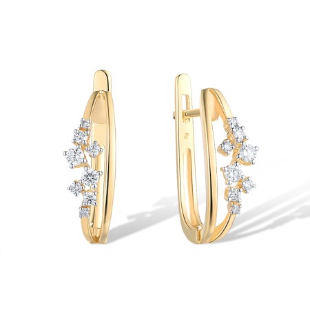 14KYW Earrings Diamond (E314557DIA14KYW)