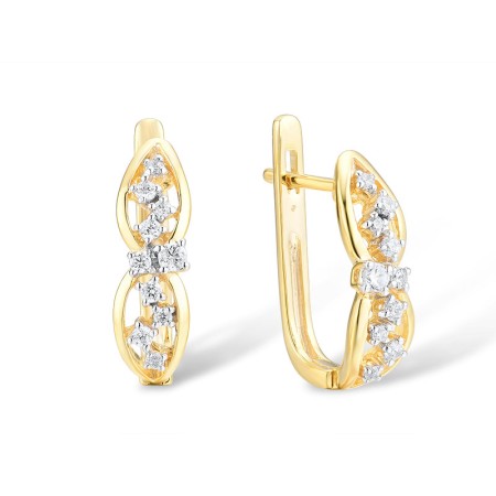 14KYW Earrings Diamond (E314558DIA14KYW)