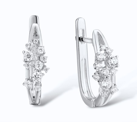 14KW Earrings Diamond (E314560DIA14KW)