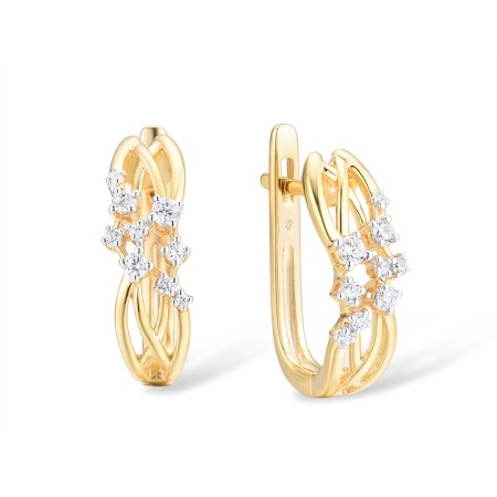 14KYW Earrings Diamond (E314562DIA14KYW)