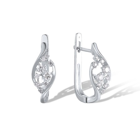 14KW Earrings Diamond (E314563DIA14KW)