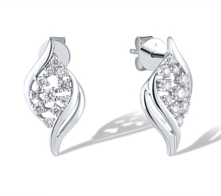 14KW Earrings Diamond (E314569DIA14KW)