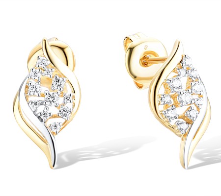 14KYW Earrings Diamond (E314569DIA14KYW)