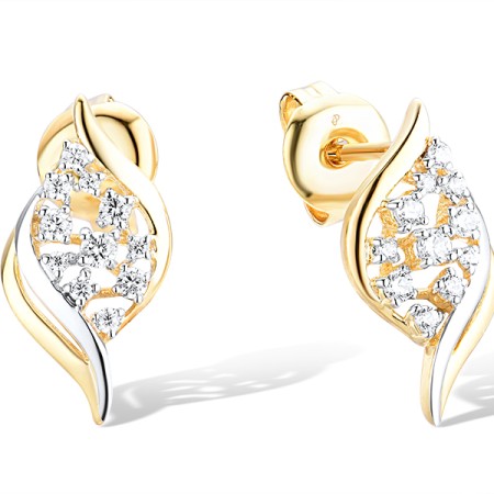 14KYW Earrings Diamond (E314569DIA14KYW)