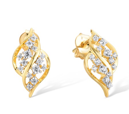 14KYW Earrings Diamond (E314570DIA14KYW)