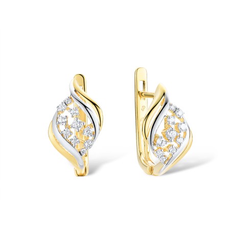 14KYW Earrings Diamond (E314571DIA14KYW)
