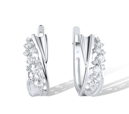 14KW Earrings Diamond (E314572DIA14KW)