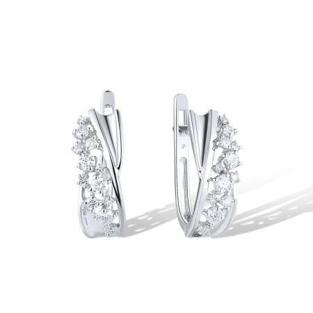 14KW Earrings Diamond (E314572DIA14KW)