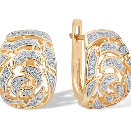 14KRW Earrings Diamond (E314707DIA14KRW)