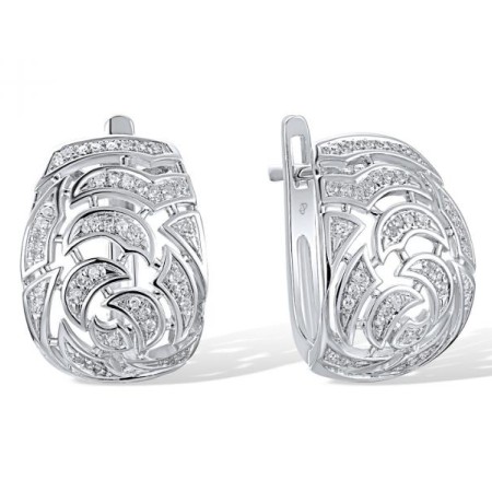 14KW Earrings Diamond (E314707DIA14KW)