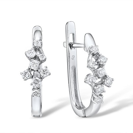 14KW Earrings Diamond (E314818DIA14KW)