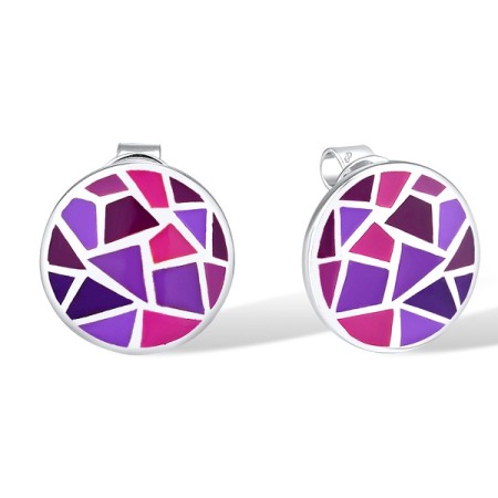 Sterling Silver Earrings Enamel (E314831ENA2SL925)