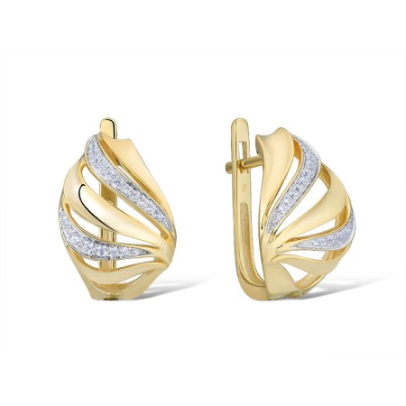 14KYW Earrings Diamond (E314870DIA14KYW)