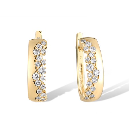 14KY Earrings Diamond (E314889DIA14KY)