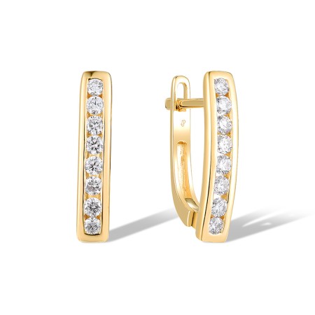 14KY Earrings Diamond (E315133DIA14KY)