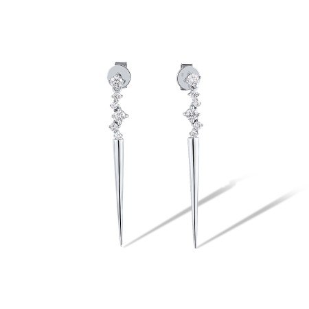 14KW Earrings Diamond (E315272DIA14KW)