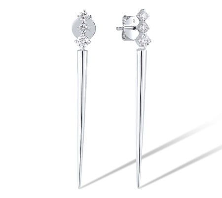14KW Earrings Diamond (E315273DIA14KW)