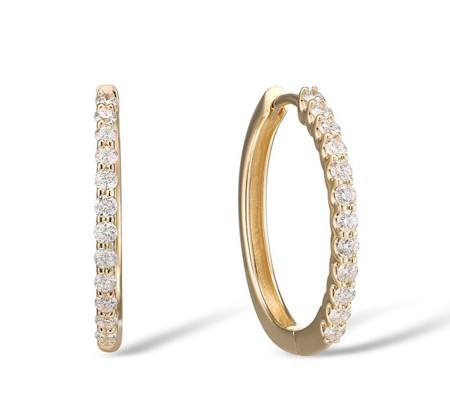 14KY Earrings Diamond (E315366DIA14KY)