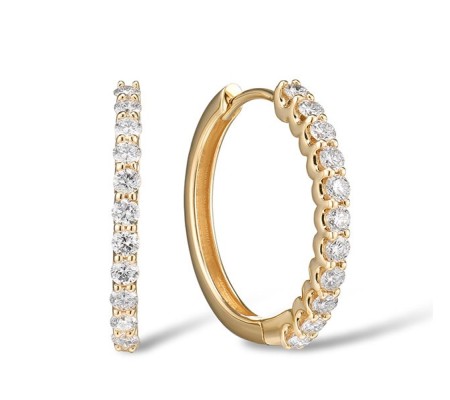 14KY Earrings Diamond (E315367DIA14KY)