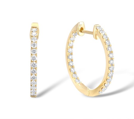 14KY Earrings Diamond (E315369DIA14KY)