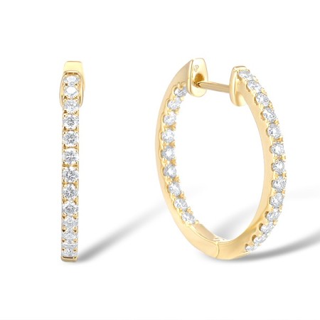 14KY Earrings Diamond (E315369DIA14KY)