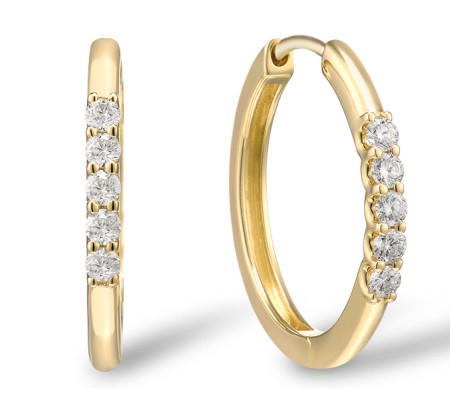 14KY Earrings Diamond (E315591DIA14KY)