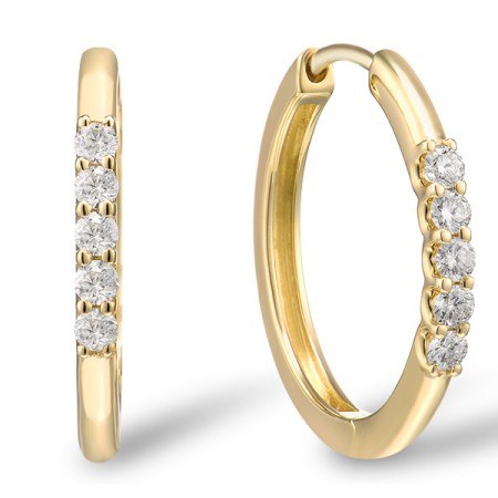 14KY Earrings Diamond (E315591DIA14KY)