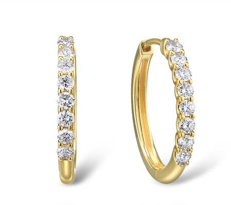 14KY Earrings Diamond (E315592DIA14KY)