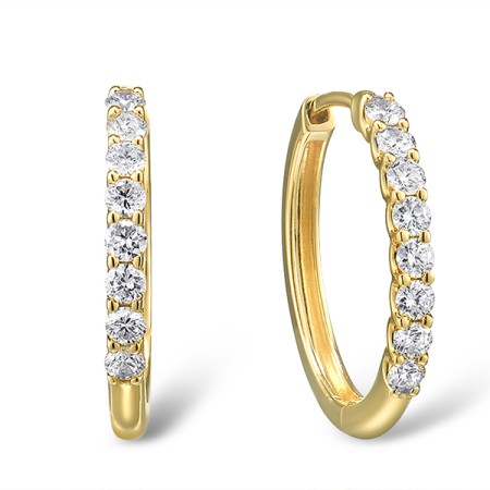 14KY Earrings Diamond (E315592DIA14KY)