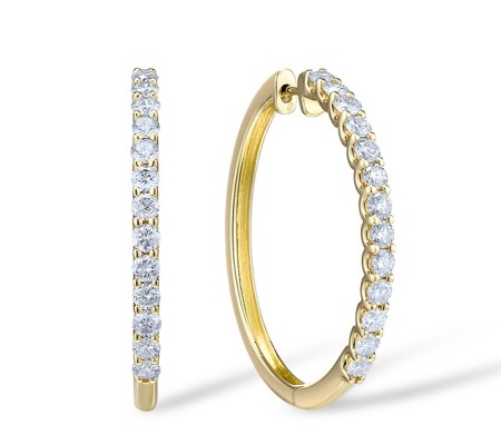 14KY Earrings Diamond (E315593DIA14KY)