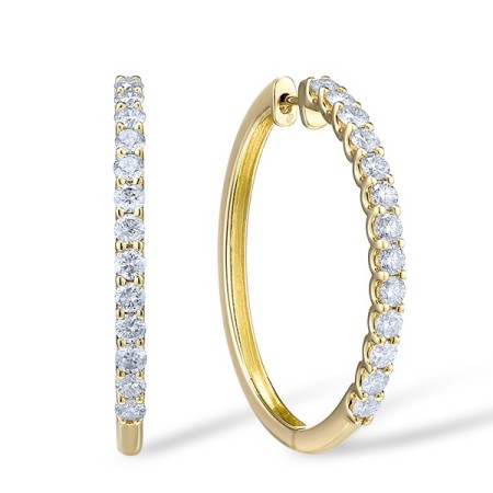 14KY Earrings Diamond (E315593DIA14KY)