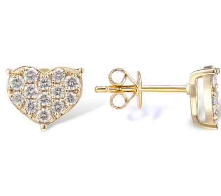14KY Earrings Diamond (E315619DIA14KY)