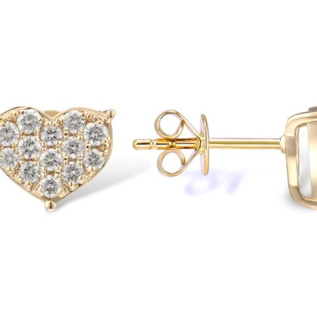 14KY Earrings Diamond (E315619DIA14KY)