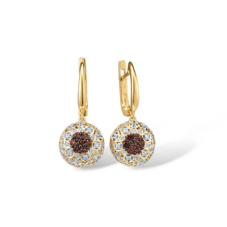 14KYWB Earrings Brown Diamond,Diamond (E315817BRW14KYWB)