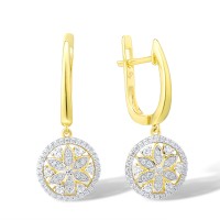 14KYW Earrings Diamond (E315864DIA14KYW)
