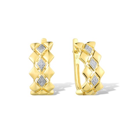 14KYW Earrings Diamond (E315902DIA14KYW)