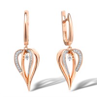 14KRW Earrings Diamond (E315925DIA14KRW)