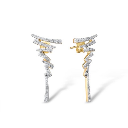 14KYW Earrings Diamond (E315940DIA14KYW)