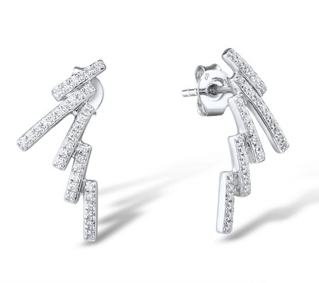 14KW Earrings Diamond (E315945DIA14KW)