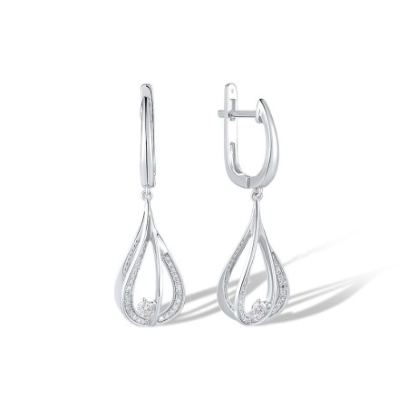 14KW Earrings Diamond (E315998DIA14KW)