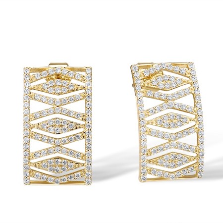 9KY Earrings White Cubic Zirconia (E316034WCZ9KY)